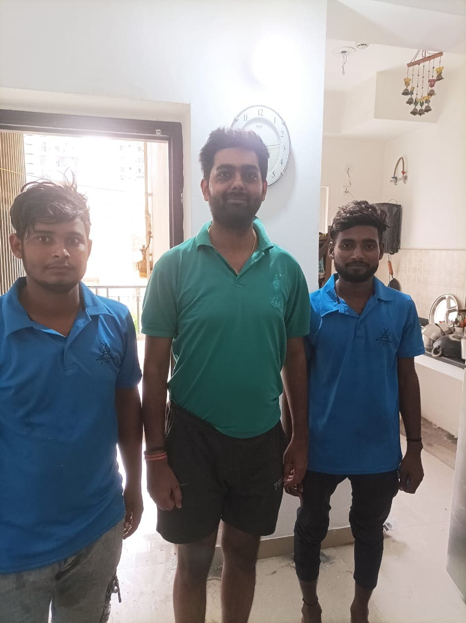 Happy customer hand-over